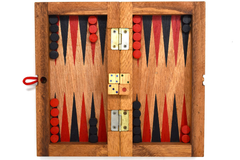 バックギャモンの初期配置