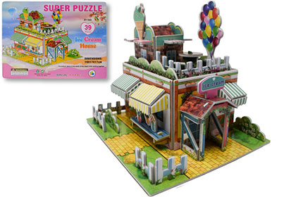 ペーパークラフトアイスクリームやさんの画像