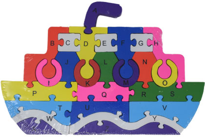 カラフルパズルブ客船の画像