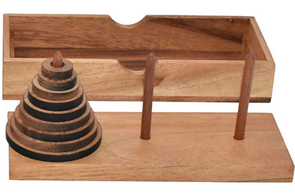 ハノイの塔9段の画像