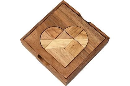 ハートパズルの画像